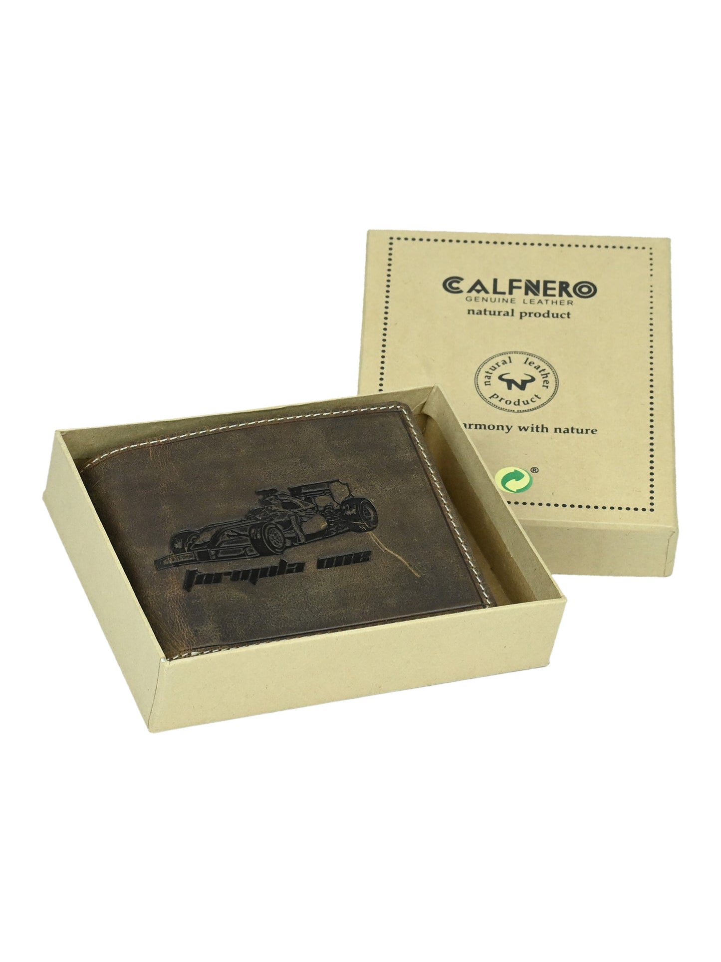 "RetroRun" Vintage-Inspired Hunter Leather Wallet for Men (25161)