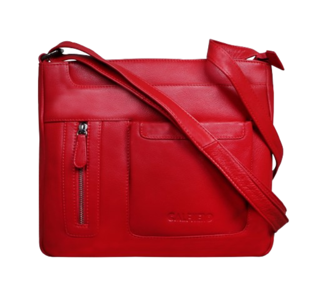"Olivia" Women's Sling Bag Red