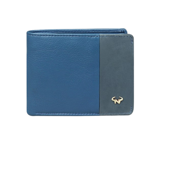 "Vento" Men's Leather Wallet Blue