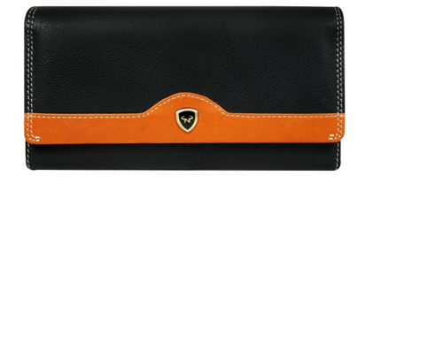 "Vermilion" Women's Wallet Black