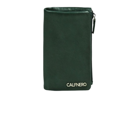 "Zyra"stylish and vibrant teal wallet Blue