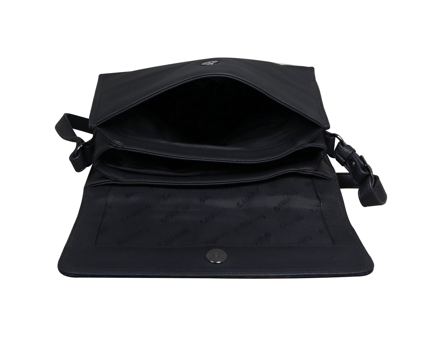 Calfnero Genuine Leather Women's Sling Bag (101-Black)