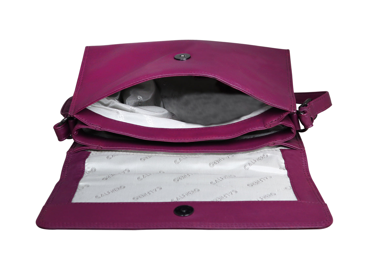 Calfnero Genuine Leather Women's Sling Bag (101-Brinjal)