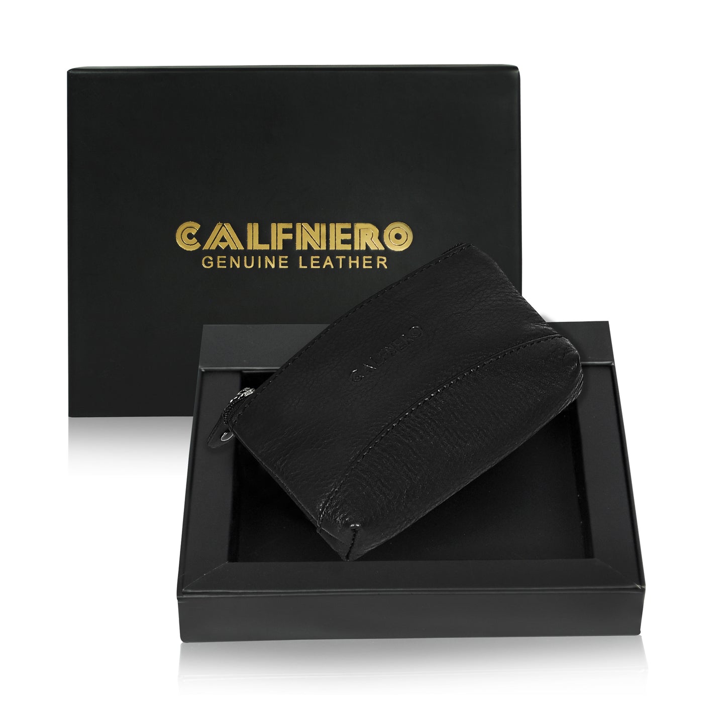 Calfnero Genuine Leather Key Case (1045-Black)