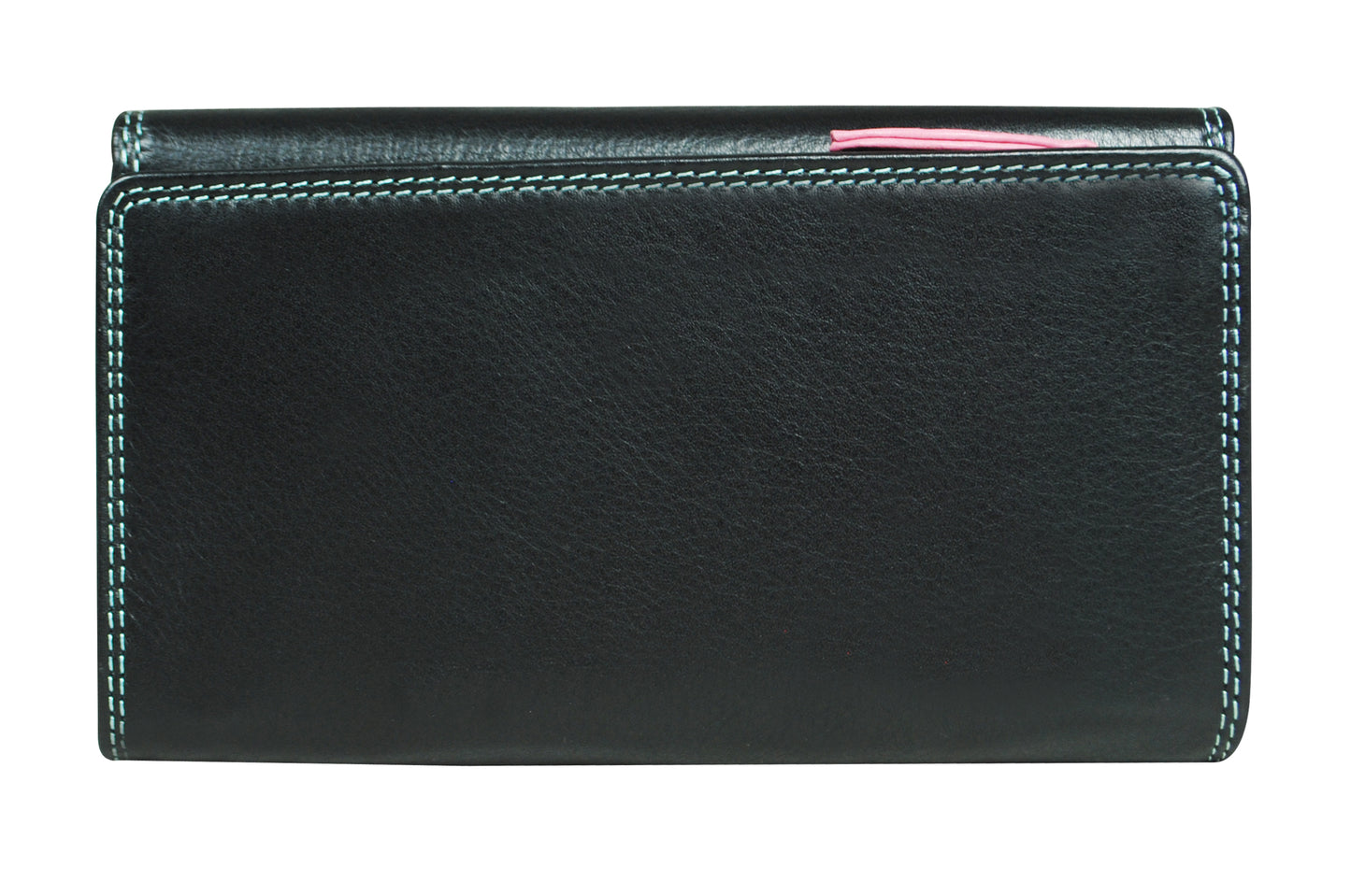 Calfnero Genuine Leather Women's Wallet (10771-Black-Multi)