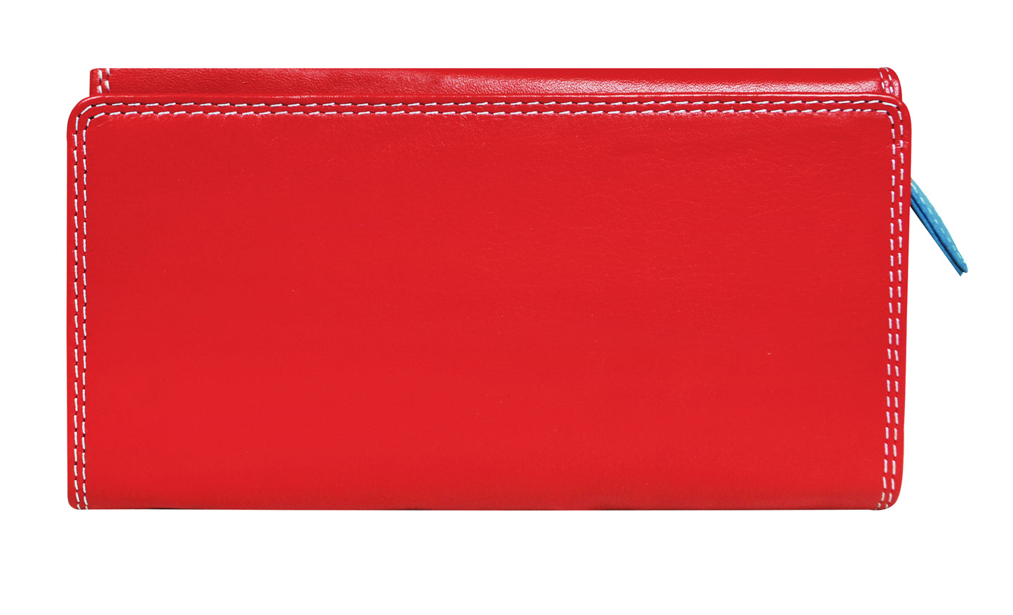 Calfnero Genuine Leather Women's Wallet (10771-Red-Multi)