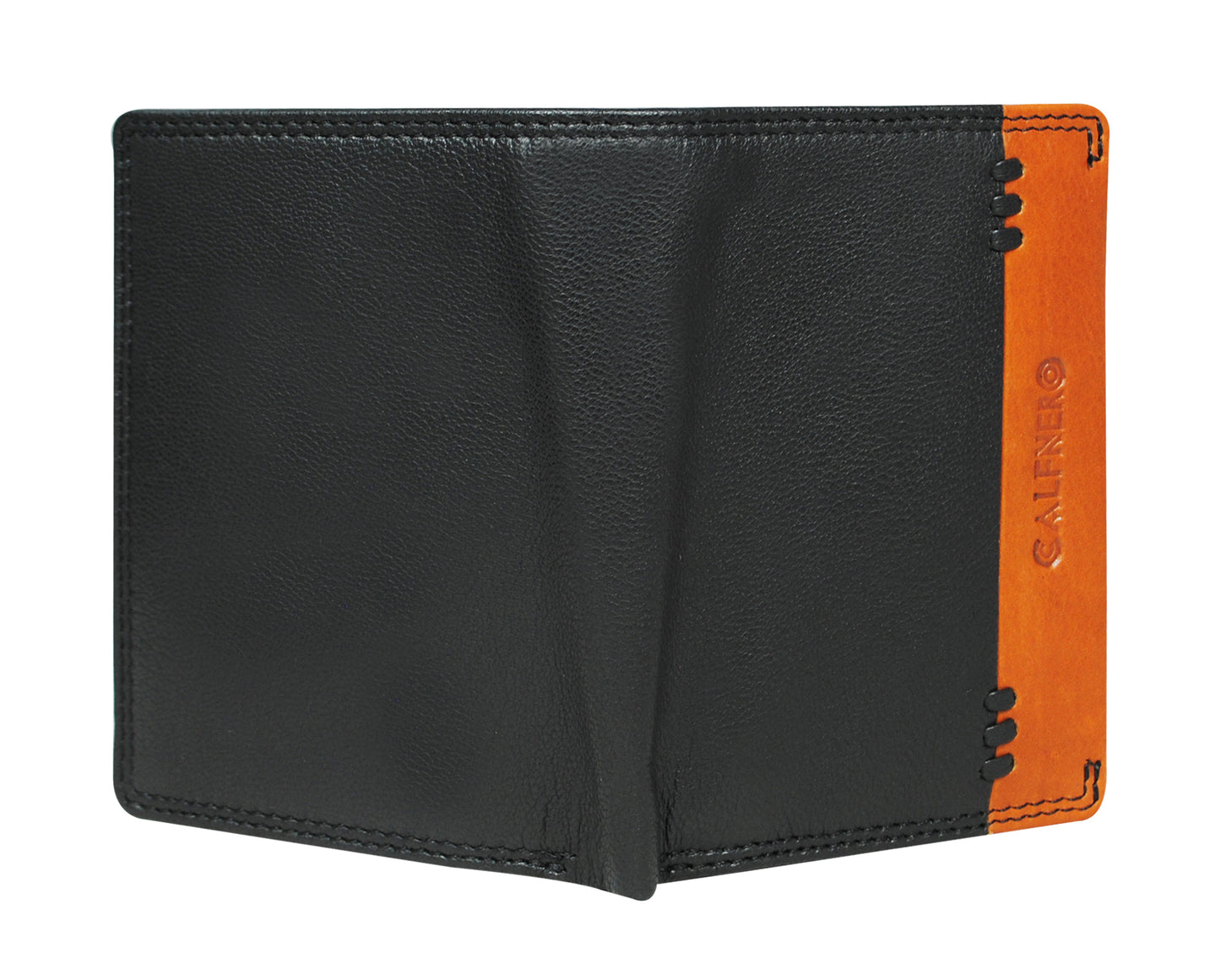 Calfnero Genuine Leather  Men's Wallet (11227-Black)