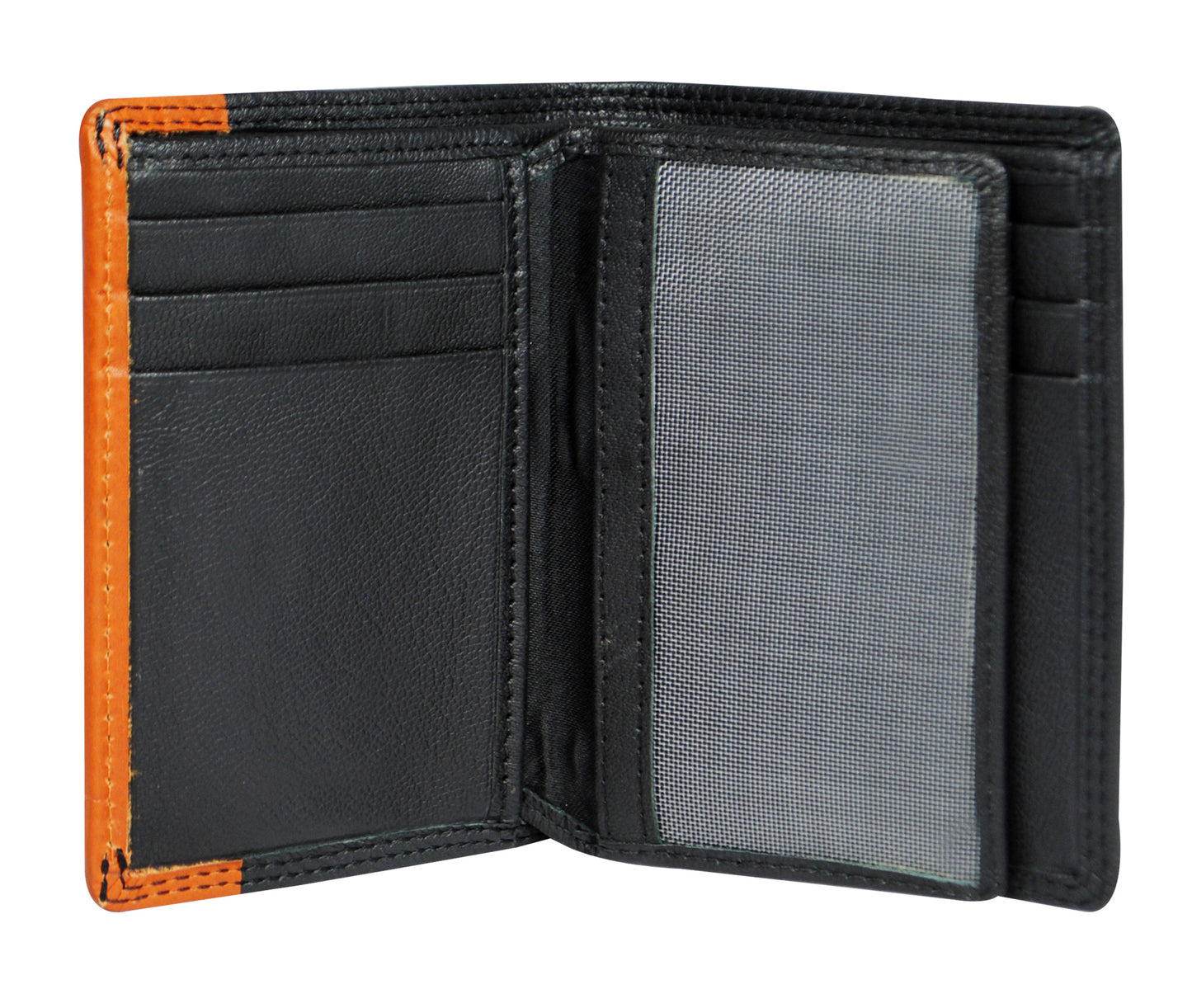 Calfnero Genuine Leather  Men's Wallet (11227-Black)