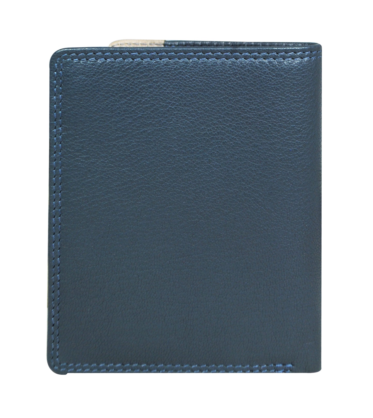 Calfnero Genuine Leather  Men's Wallet (11227-Blue)