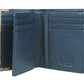 Calfnero Genuine Leather  Men's Wallet (11227-Blue)