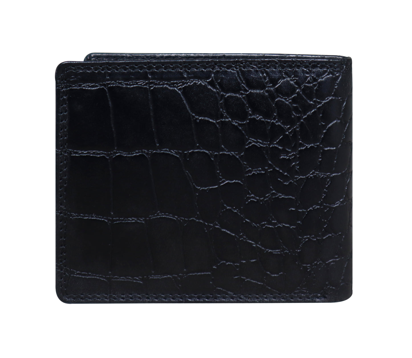 Calfnero Genuine Leather  Men's Wallet (1144-Black-Coco)