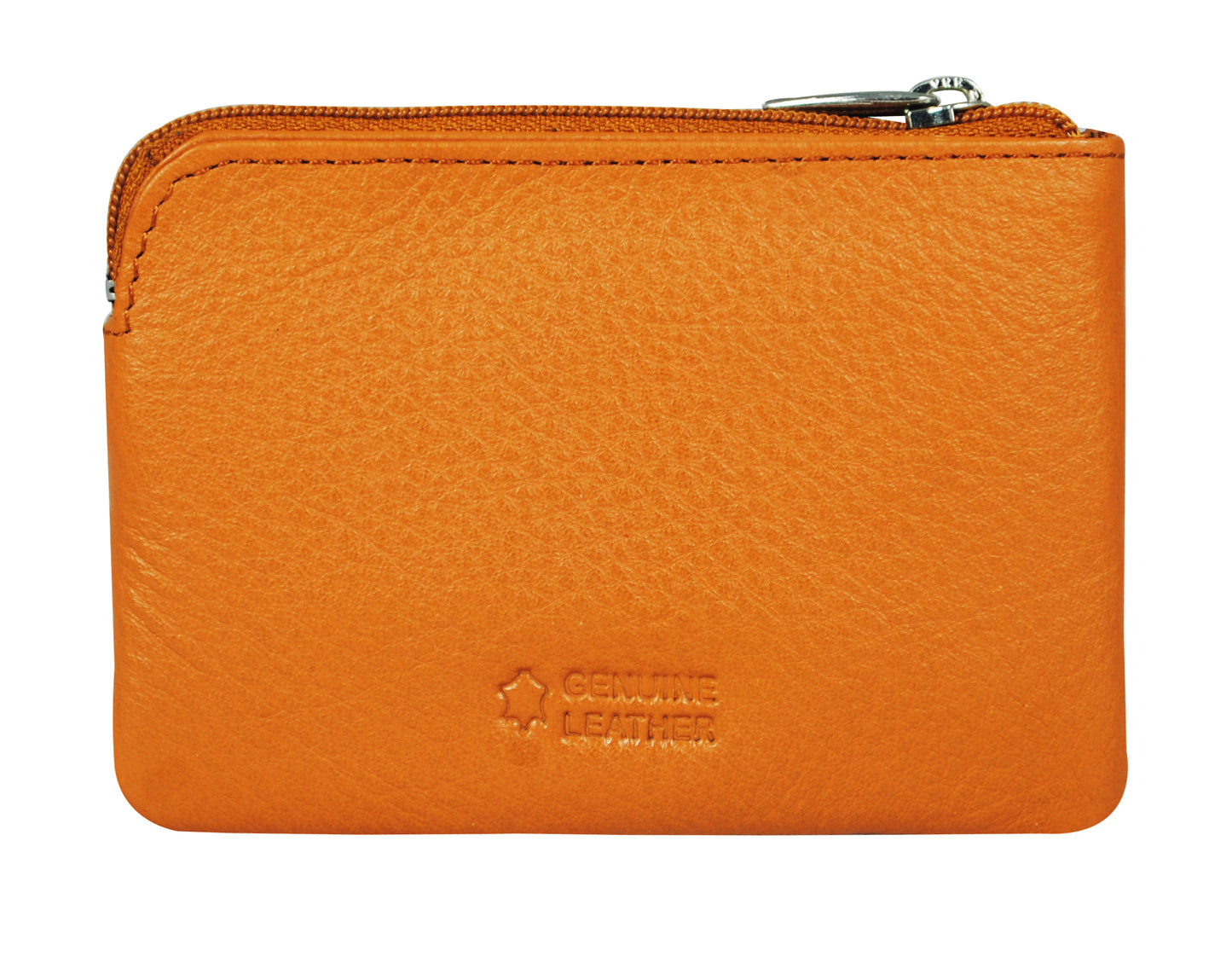 Genuine Leather Key Case cum Coin Purse (1222-Camel)