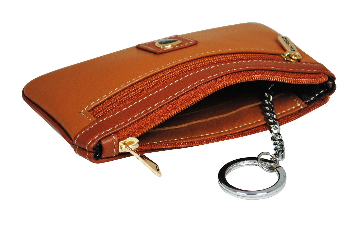 Calfnero Genuine Leather Key Case (12223-Camel)