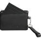 Calfnero Genuine Leather Key Case/Coin Wallet cum Card Holder (12278-BLACK)