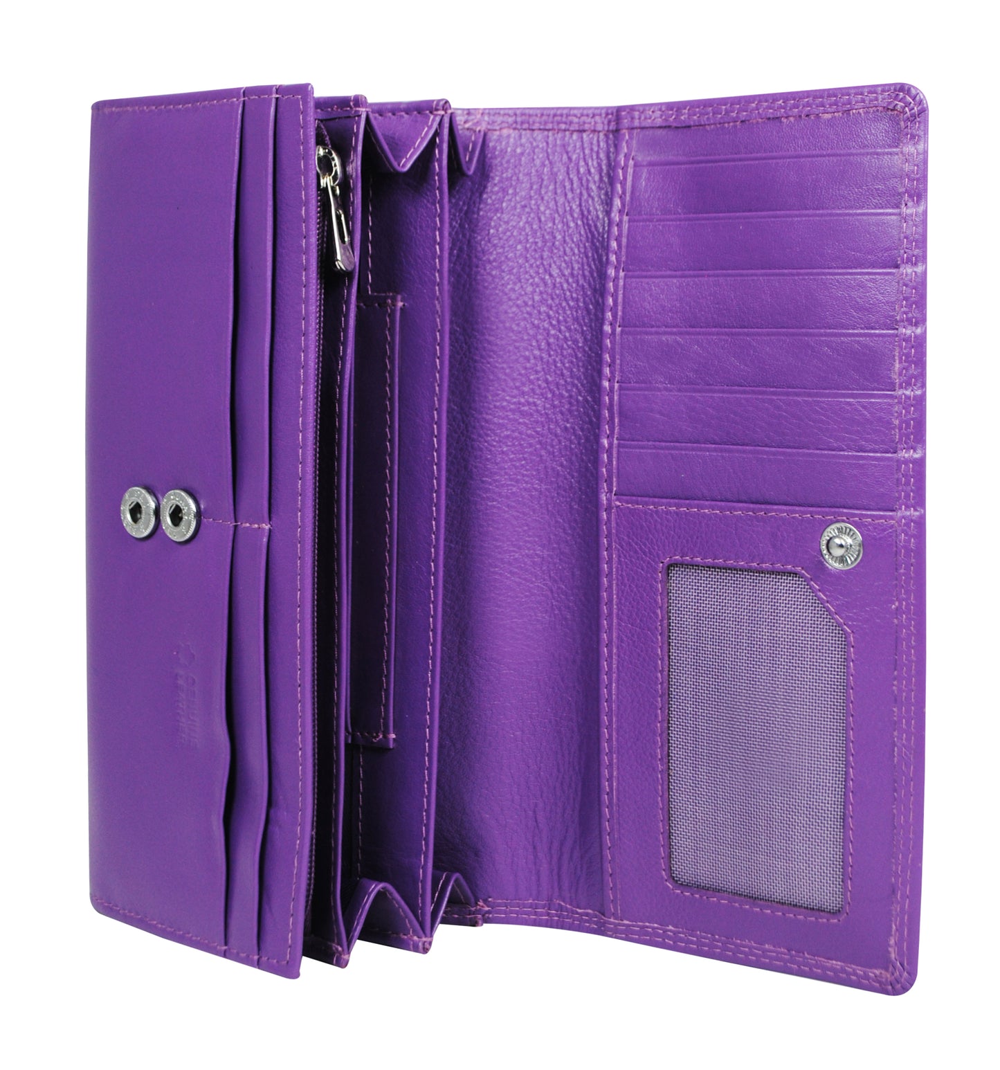 Calfnero Genuine Leather Women's Wallet (12314-Brinjal)