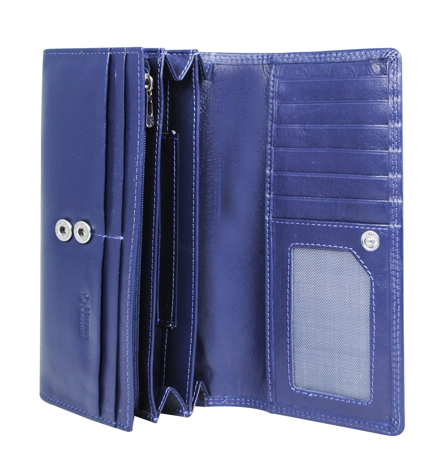 Calfnero Genuine Leather Women's Wallet (12314-Purple)
