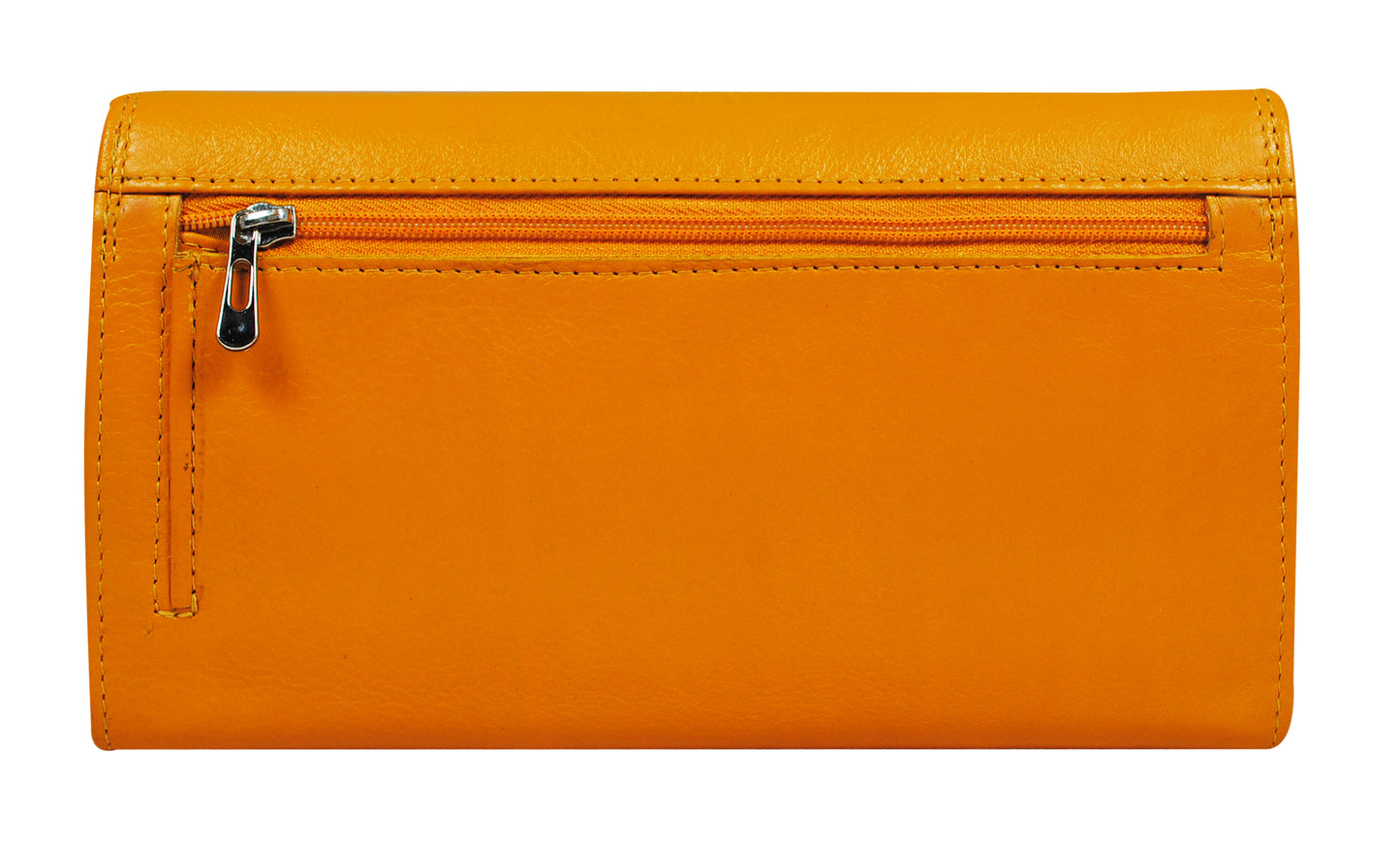 Calfnero Genuine Leather Women's Wallet (12314-Yellow)
