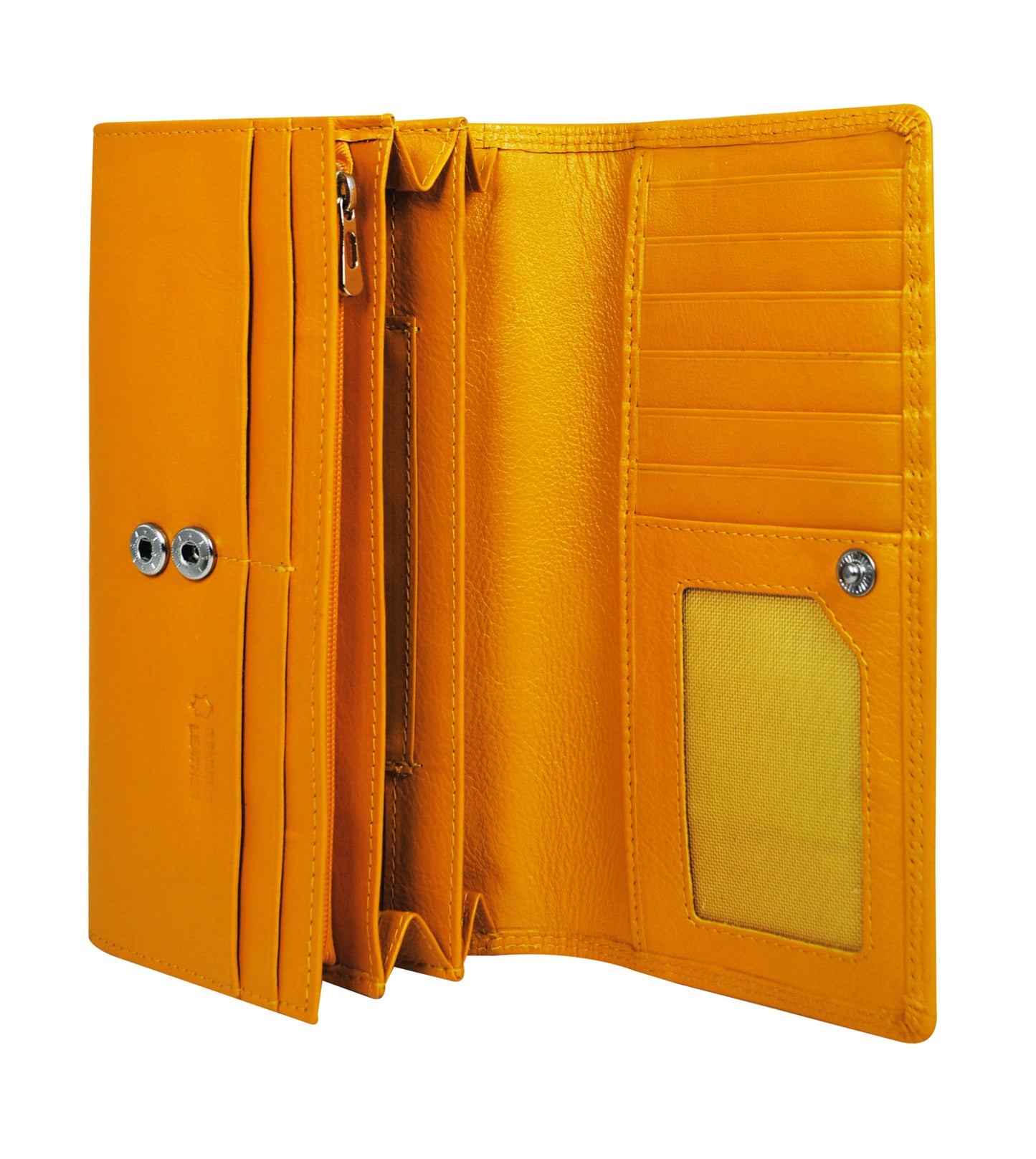 Calfnero Genuine Leather Women's Wallet (12314-Yellow)