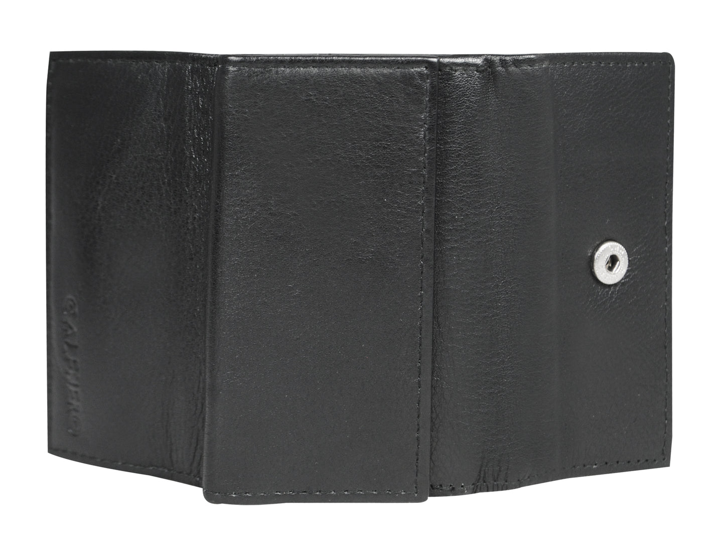 Calfnero Genuine Leather Card Case (12328-Black)