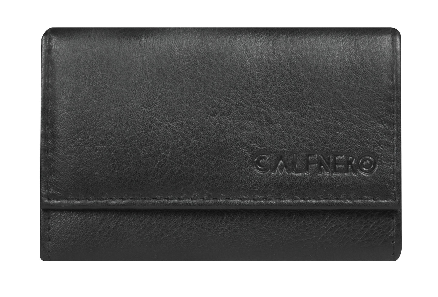 Calfnero Genuine Leather Card Case (12328-Black)