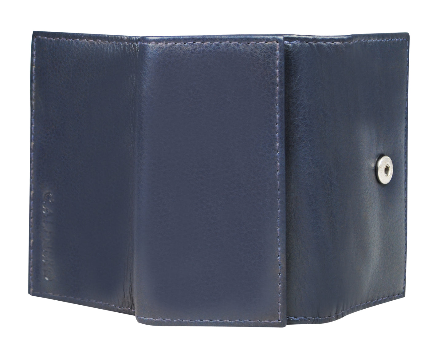 Calfnero Genuine Leather Card Case (12328-Navy)