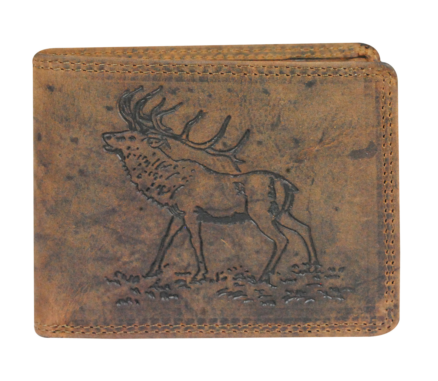Calfnero Genuine Leather Men's Wallet (1339-Hunter)
