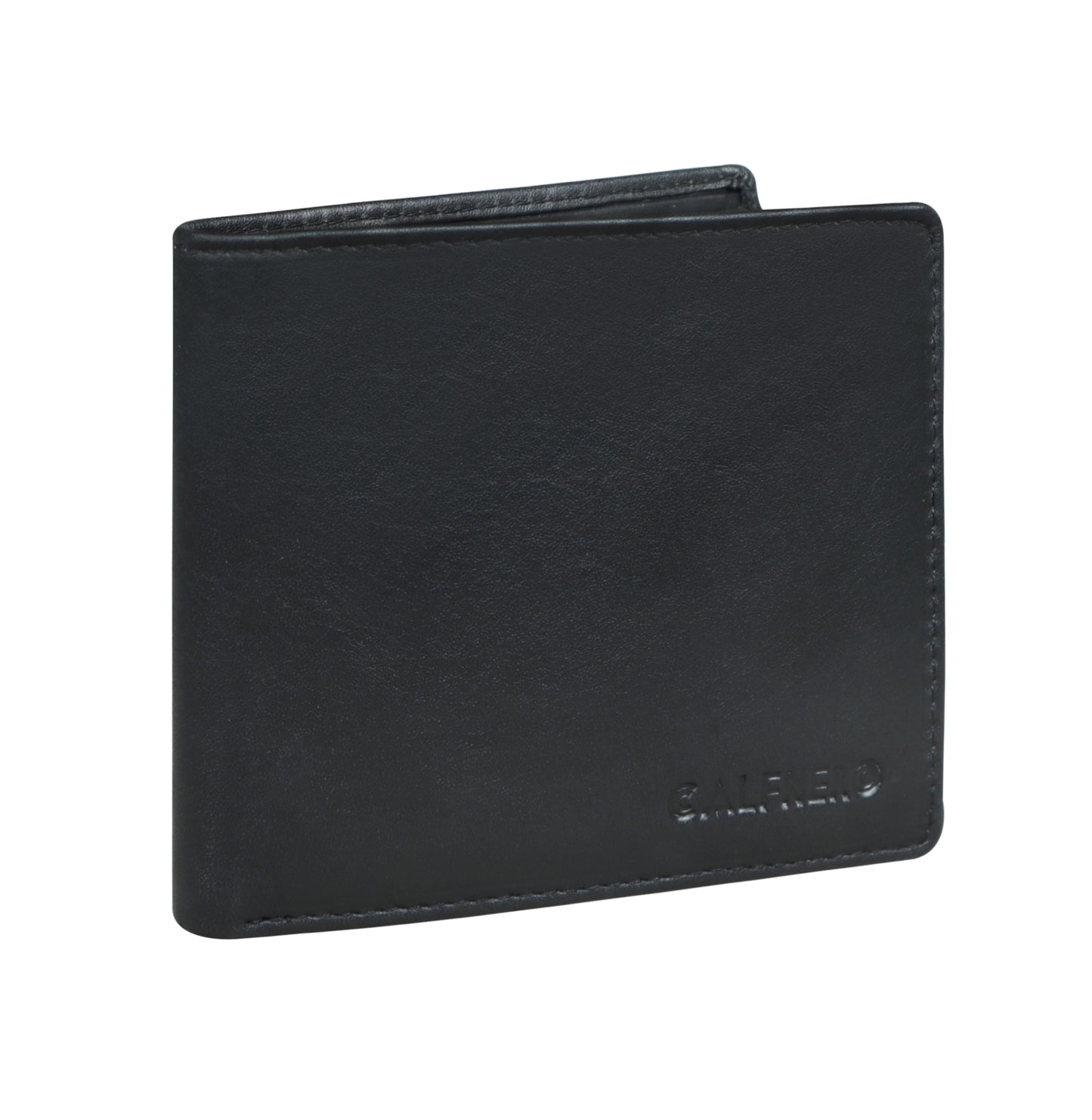 Calfnero Genuine Leather Men's Wallet (160-Black)