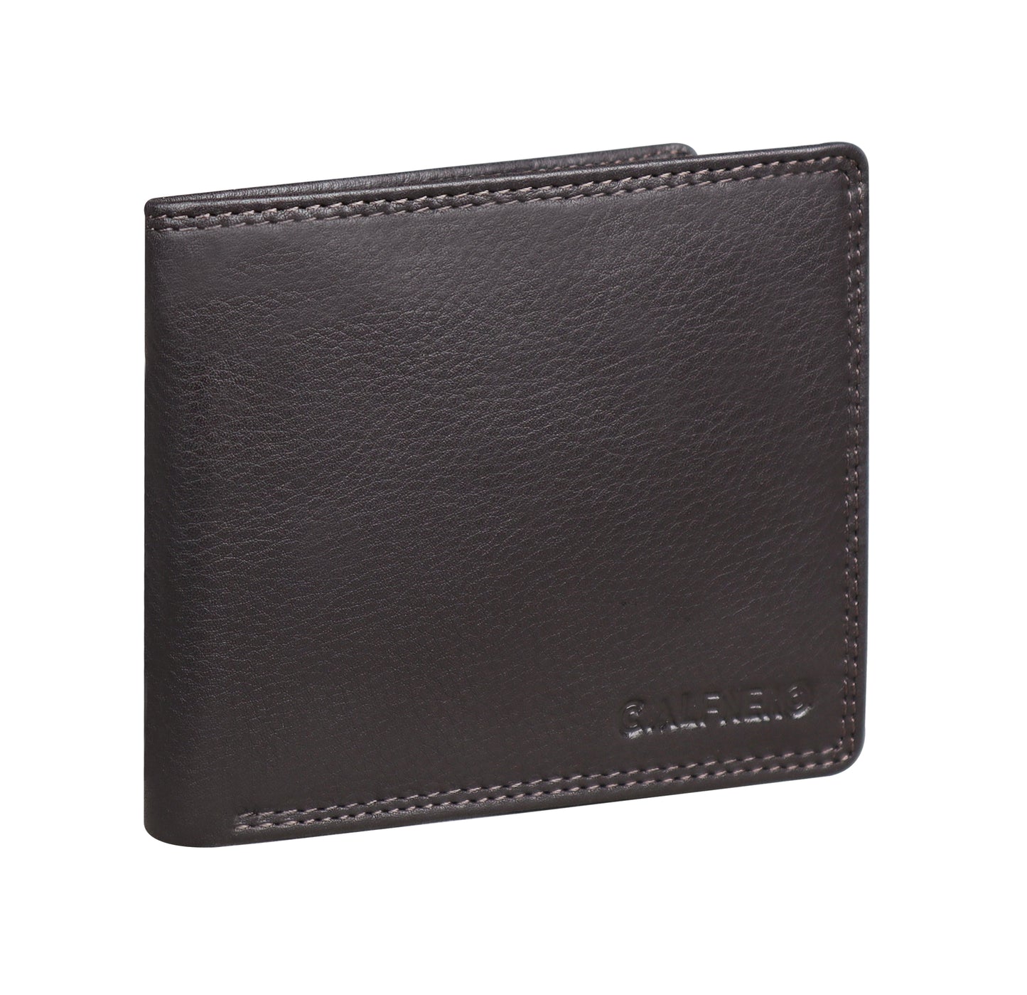 Calfnero Genuine Leather Men's Wallet (160-BROWN)