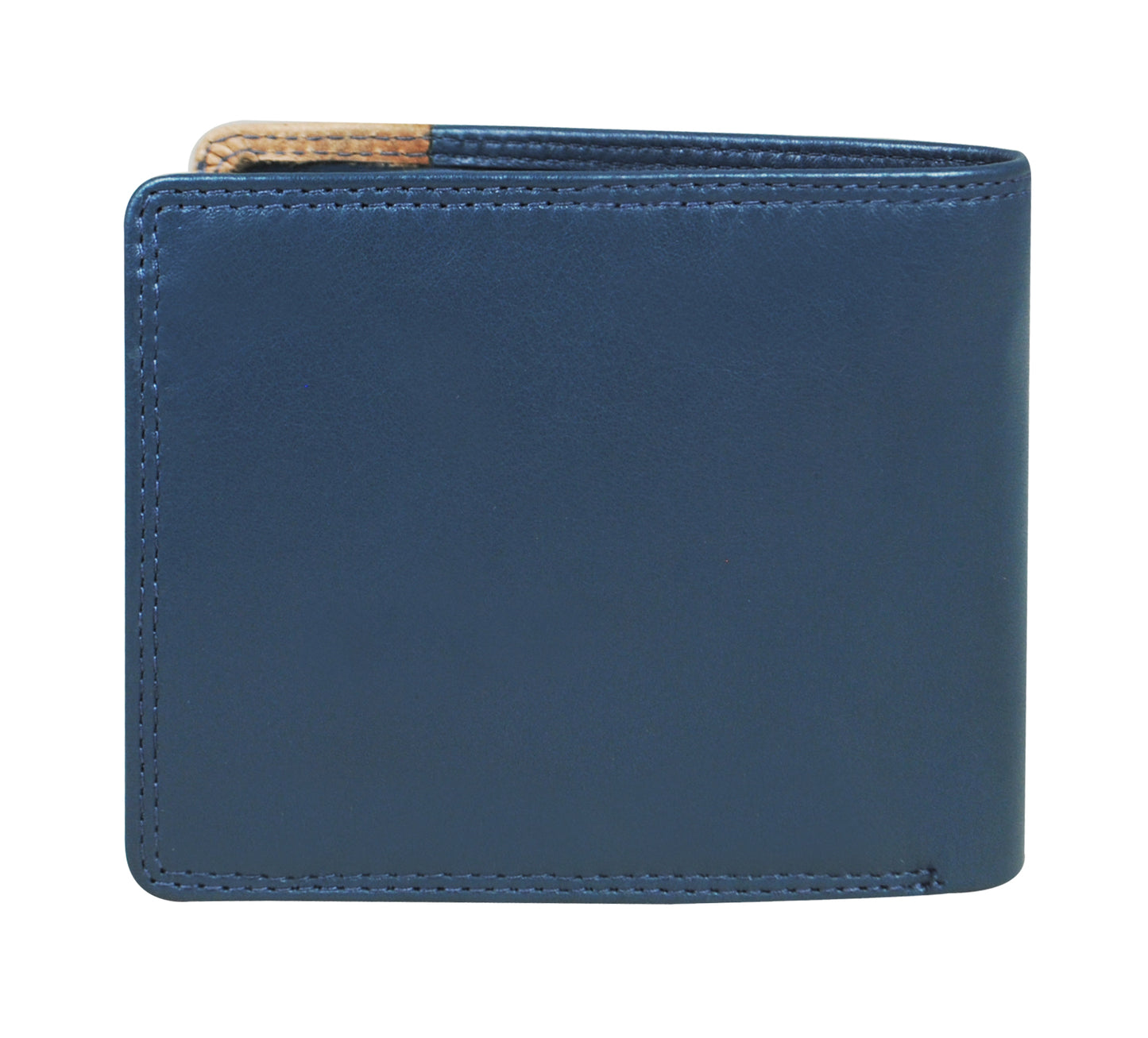 Calfnero Genuine Leather  Men's Wallet (166702-Navy)