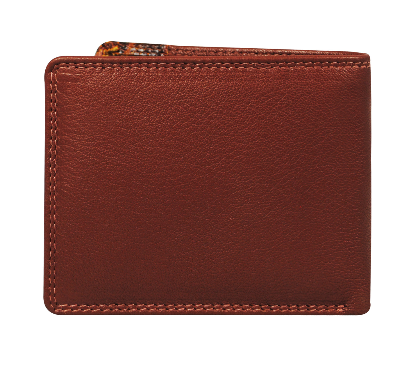 Calfnero Genuine Leather  Men's Wallet (166702-Brown)