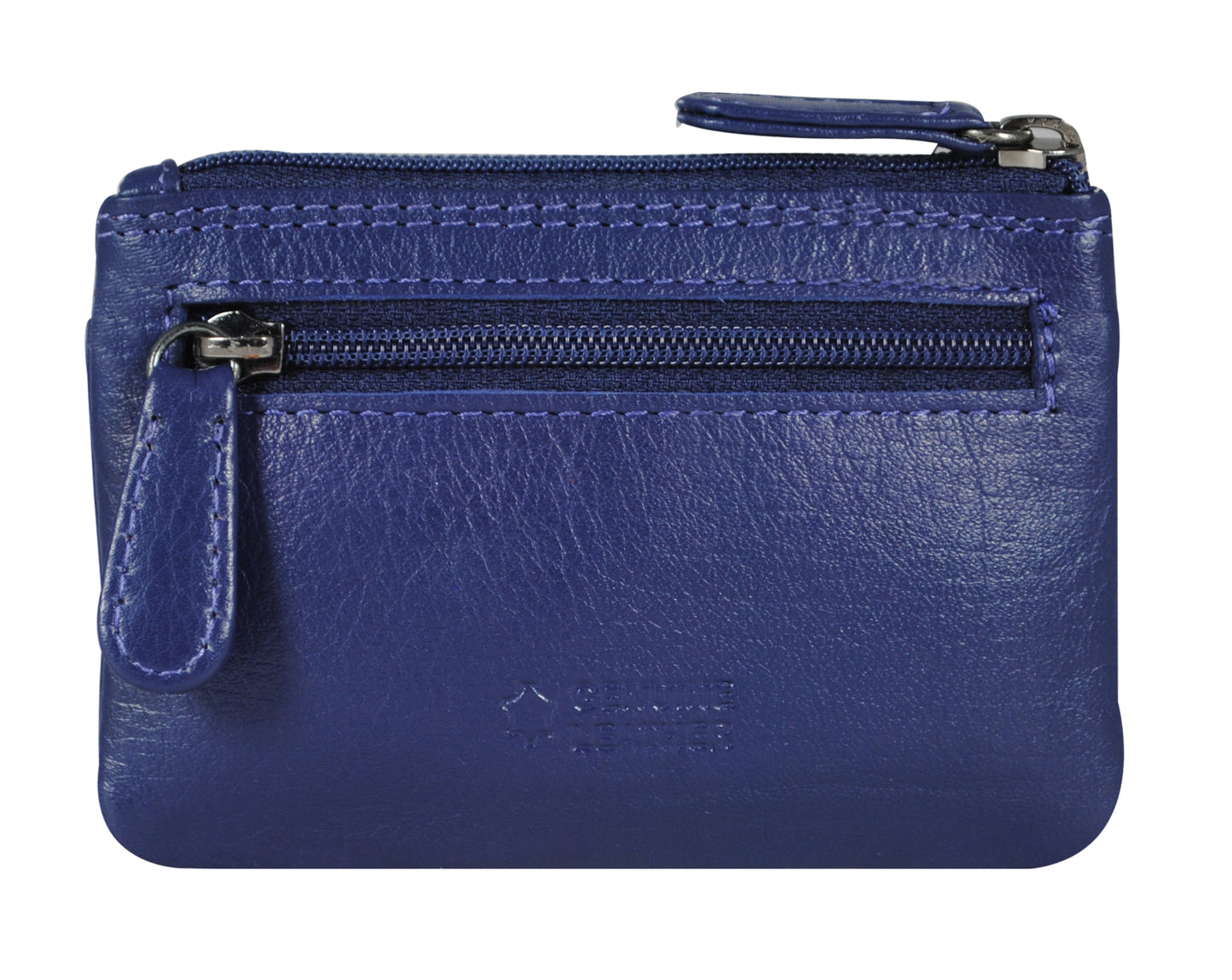 Calfnero Genuine Leather Key Case Multi use Key and Coin Wallet (1708-Purple)