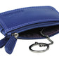 Calfnero Genuine Leather Key Case Multi use Key and Coin Wallet (1708-Purple)