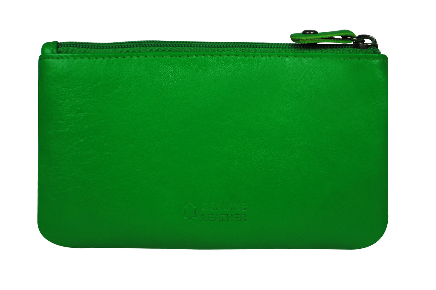 Calfnero Genuine Leather Key Case,Coin Wallet (1989-Parrot-Green)