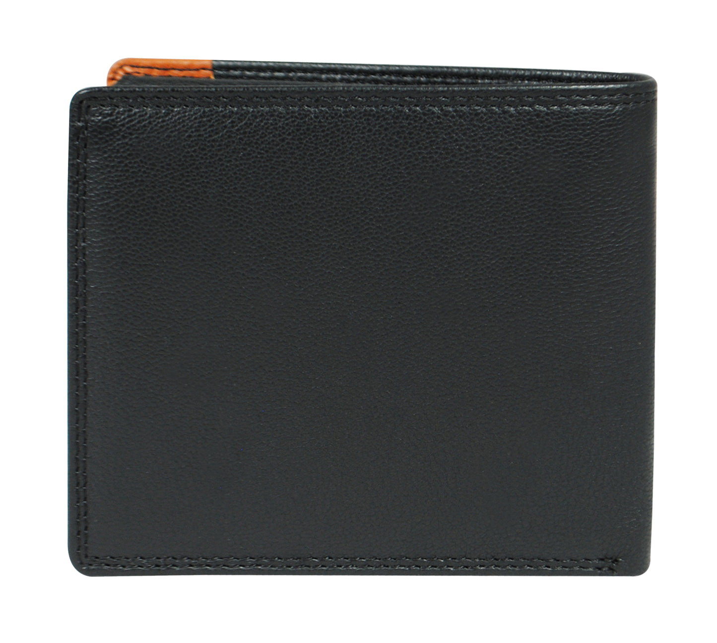 Calfnero Genuine Leather  Men's Wallet (22012-Black)