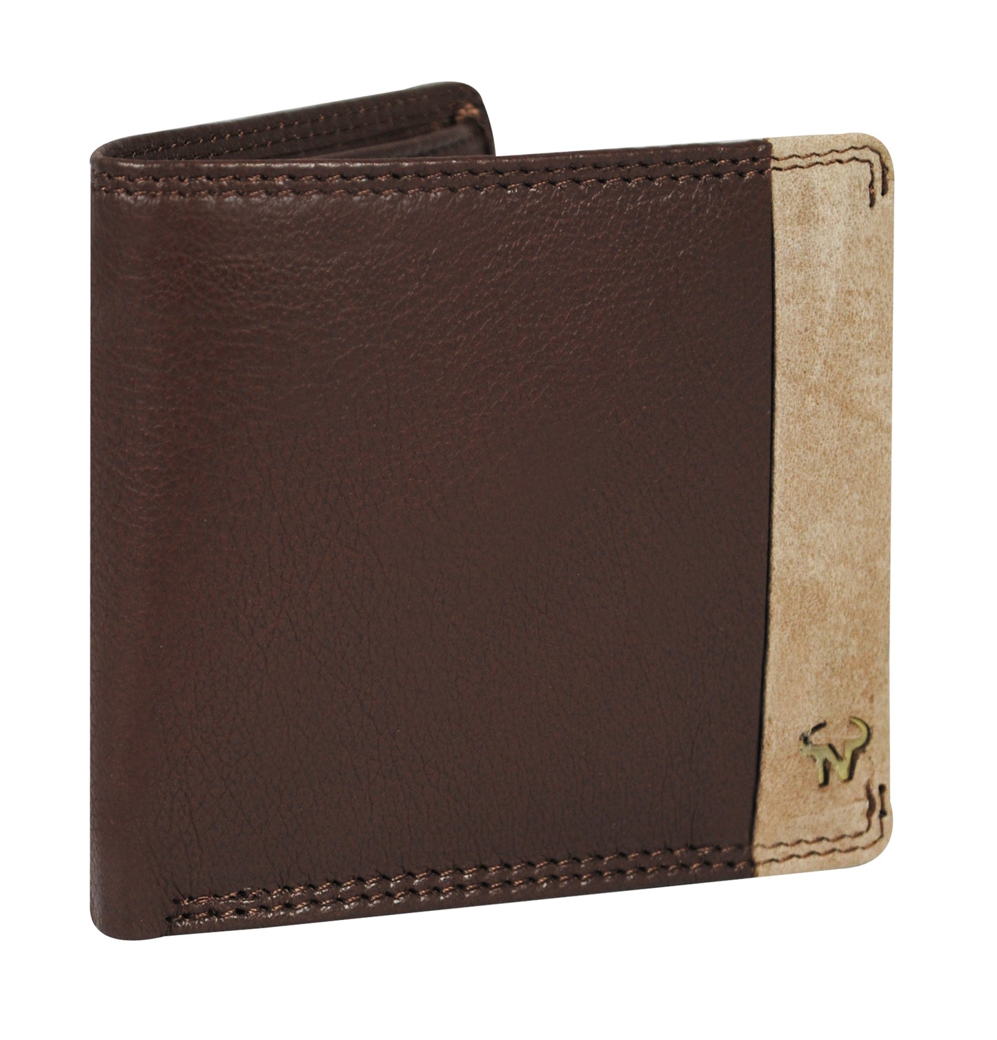 Calfnero Genuine Leather Men's Wallet (22012-Brown)