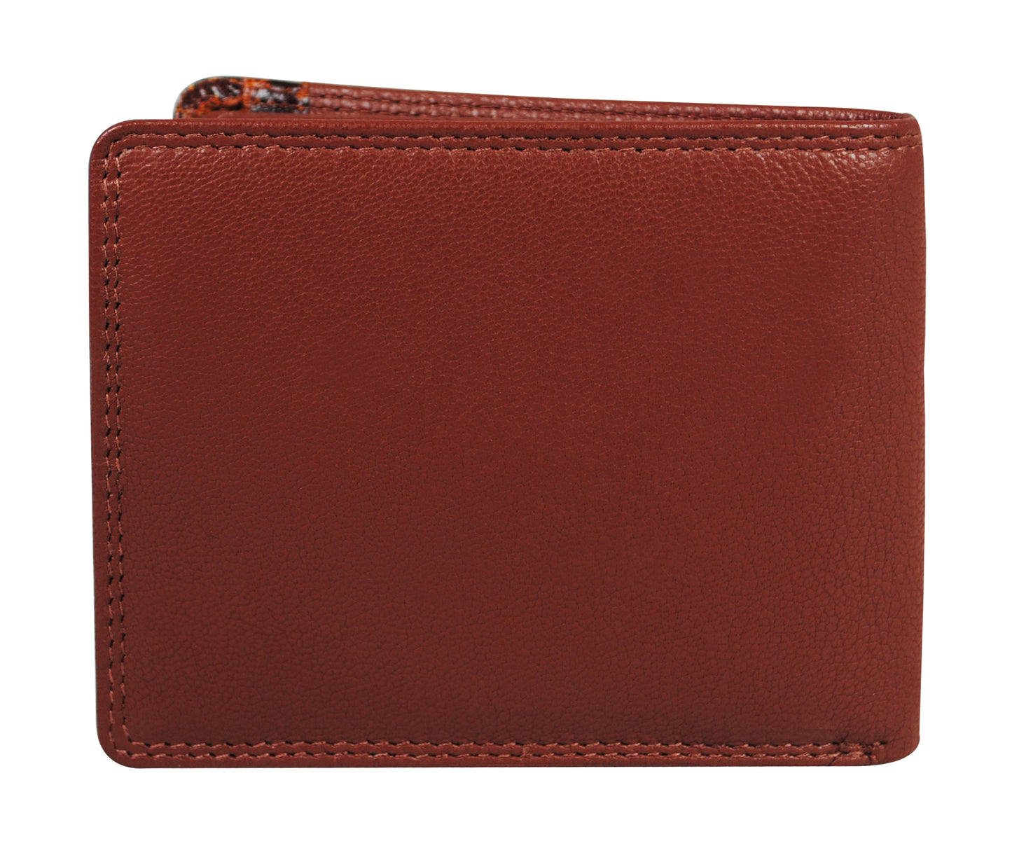 Calfnero Genuine Leather  Men's Wallet (22012-Cognac)