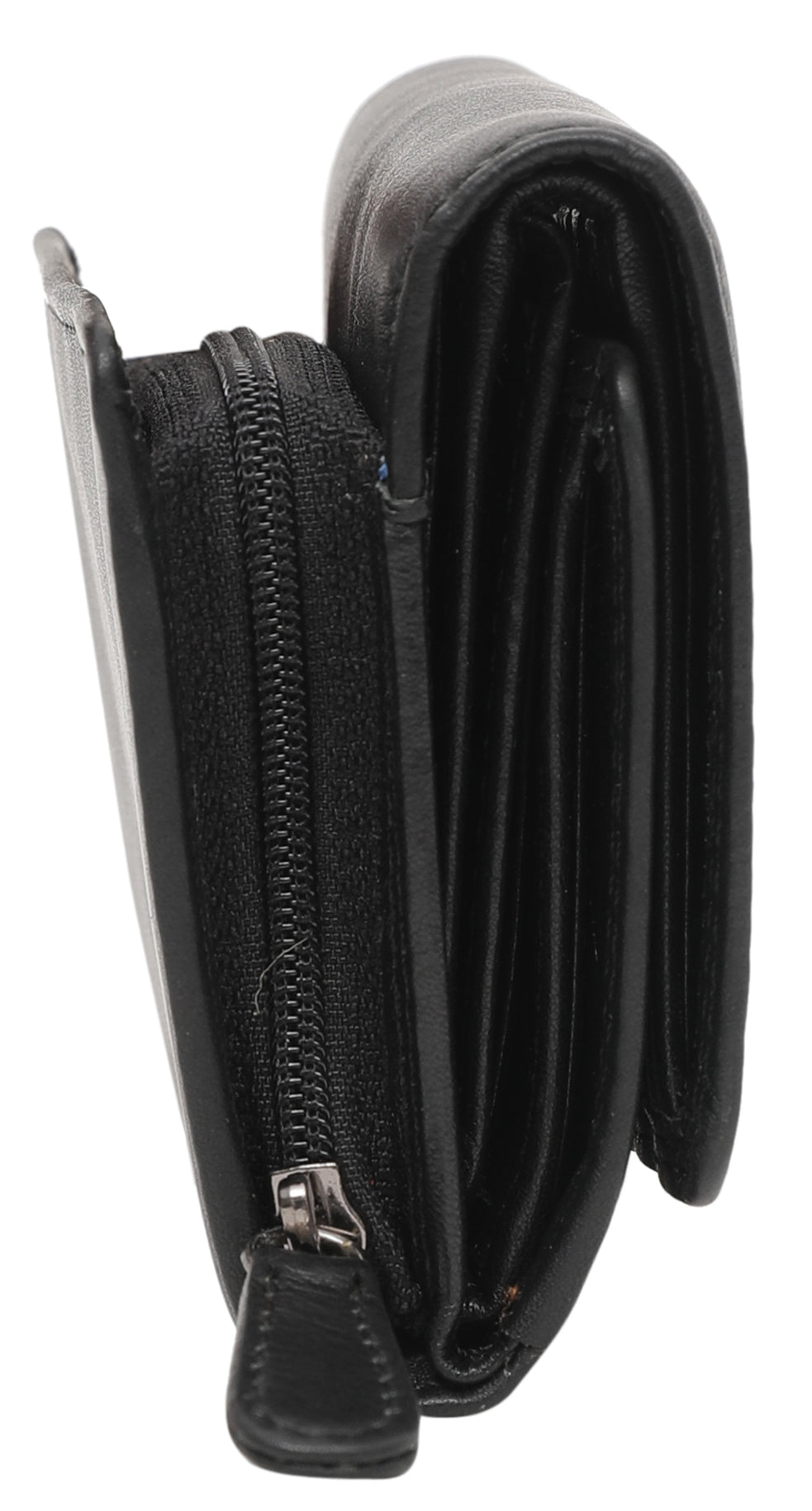 Calfnero Genuine Leather Women's wallet (2312-Black)