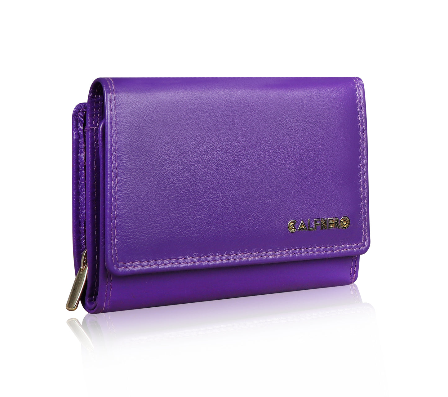 Calfnero Genuine Leather Women's wallet (2312-Brinjal)
