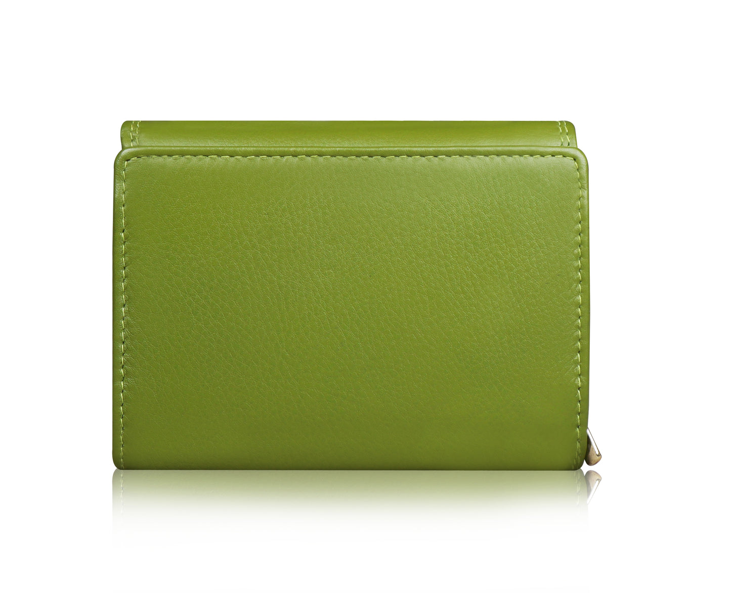 Calfnero Genuine Leather Women's wallet (2312-Dark-Green)