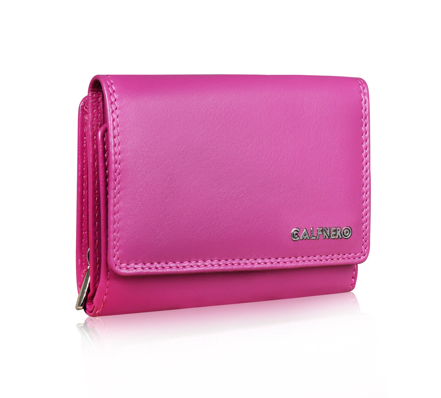 Calfnero Genuine Leather Women's wallet (2312-Pink)