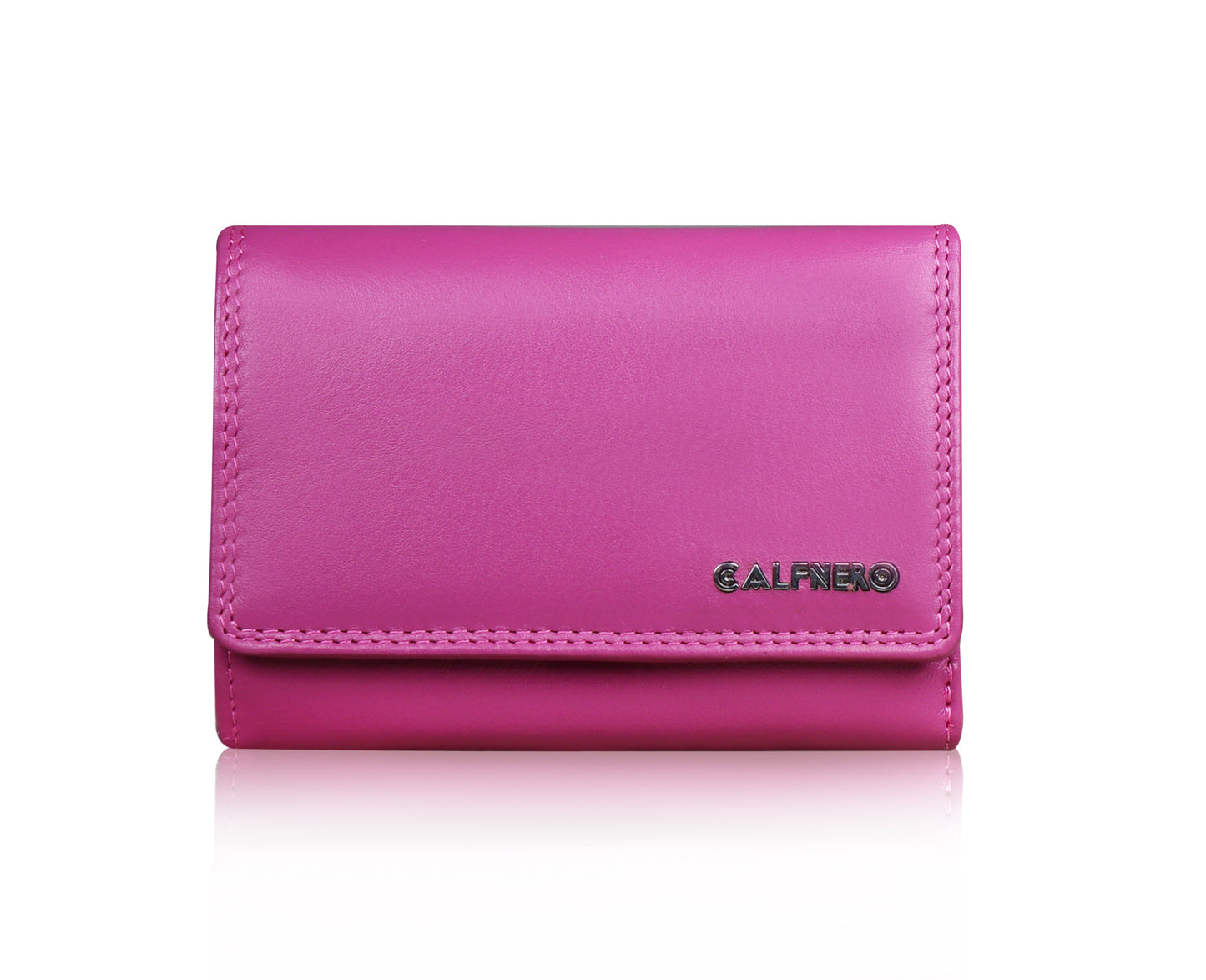 Calfnero Genuine Leather Women's wallet (2312-Pink)