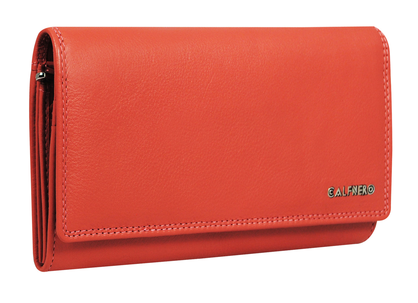 Calfnero Genuine Leather Women's Wallet (12314-Rose)