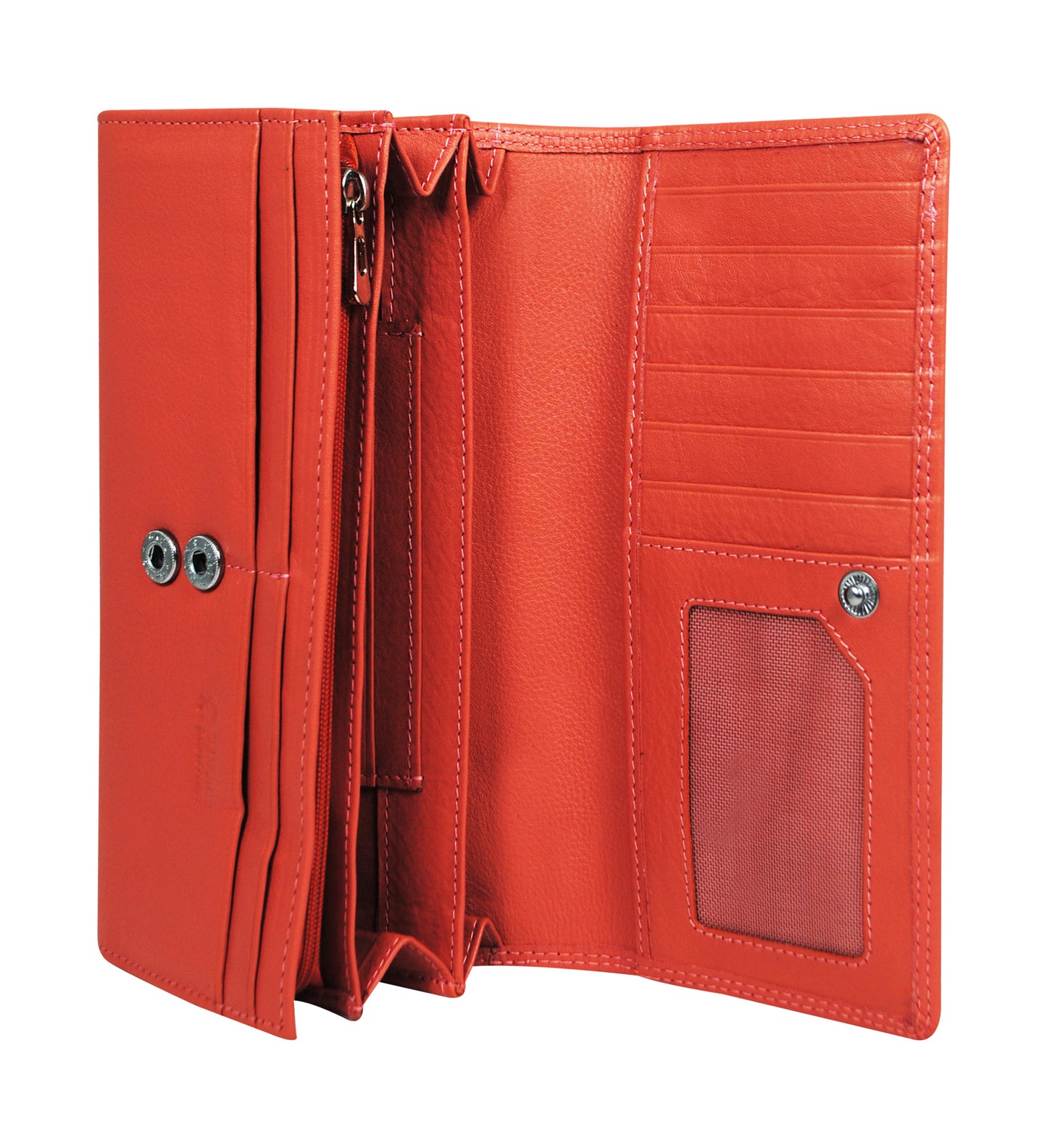 Calfnero Genuine Leather Women's Wallet (12314-Rose)