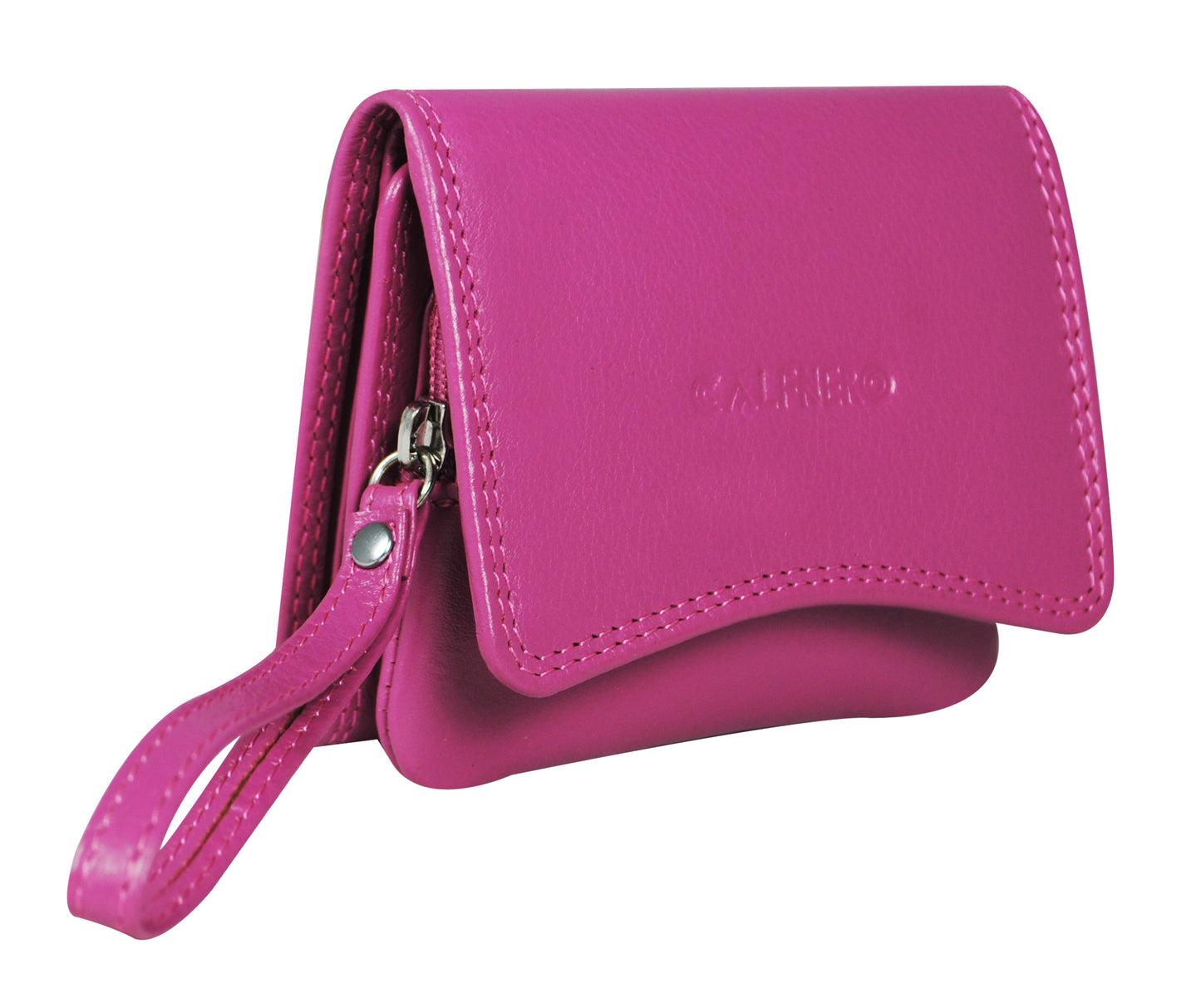 Calfnero Genuine Leather Women's wallet (2316-Pink)