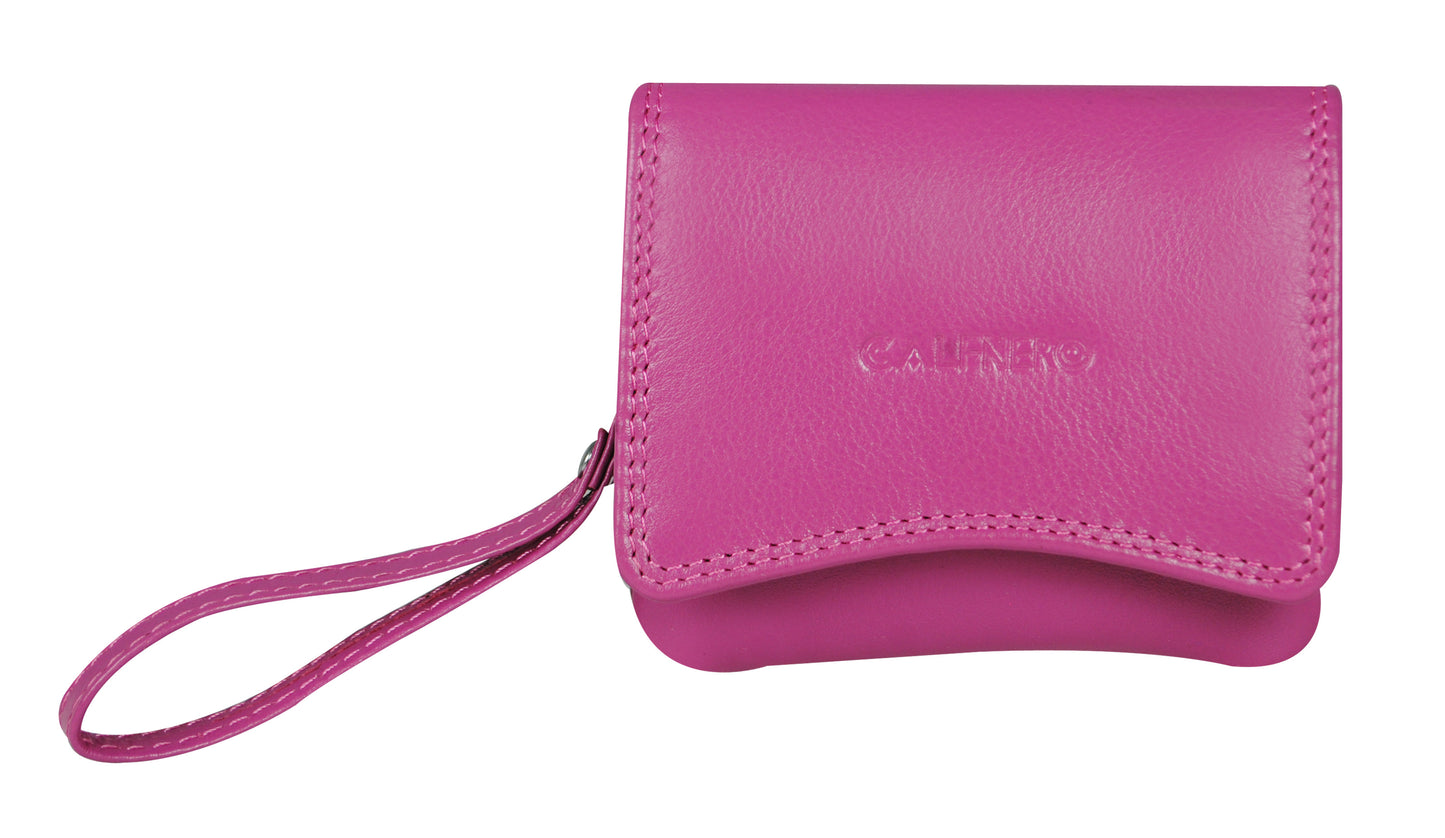 Calfnero Genuine Leather Women's wallet (2316-Pink)