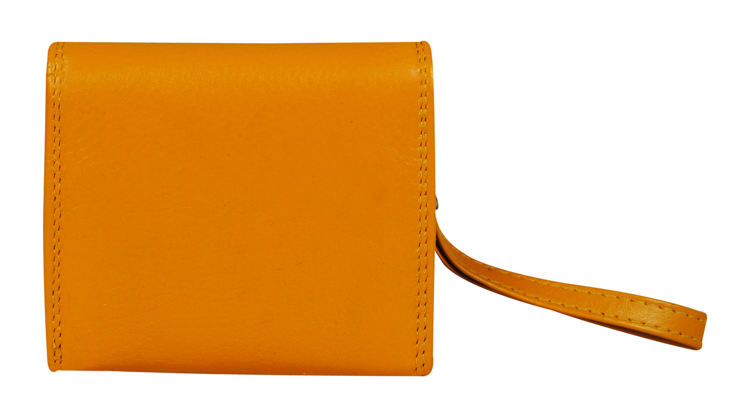 Calfnero Genuine Leather Women's wallet (2316-Yellow)