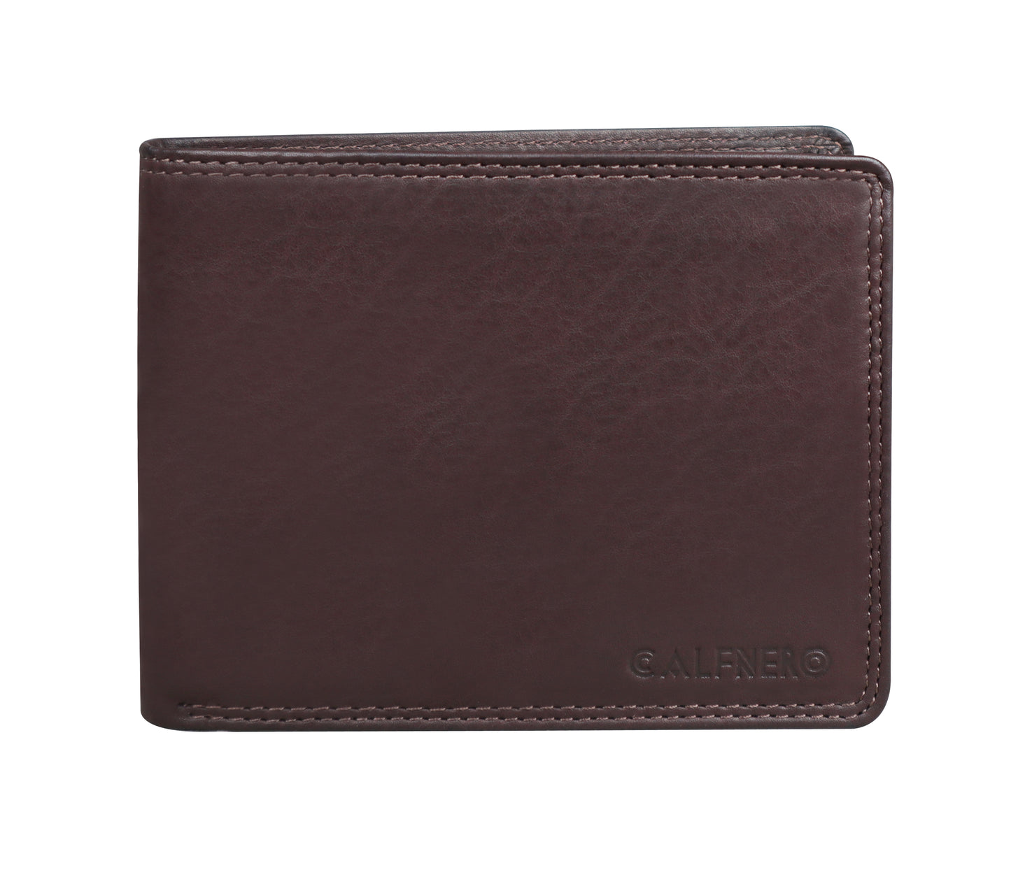 Calfnero Genuine Leather Men's Wallet (261-Brown)