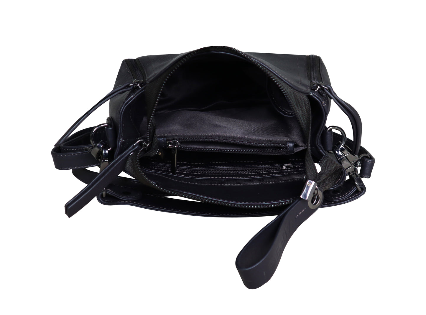 Calfnero Women's Genuine Leather Hand Bag (3044-Brown)