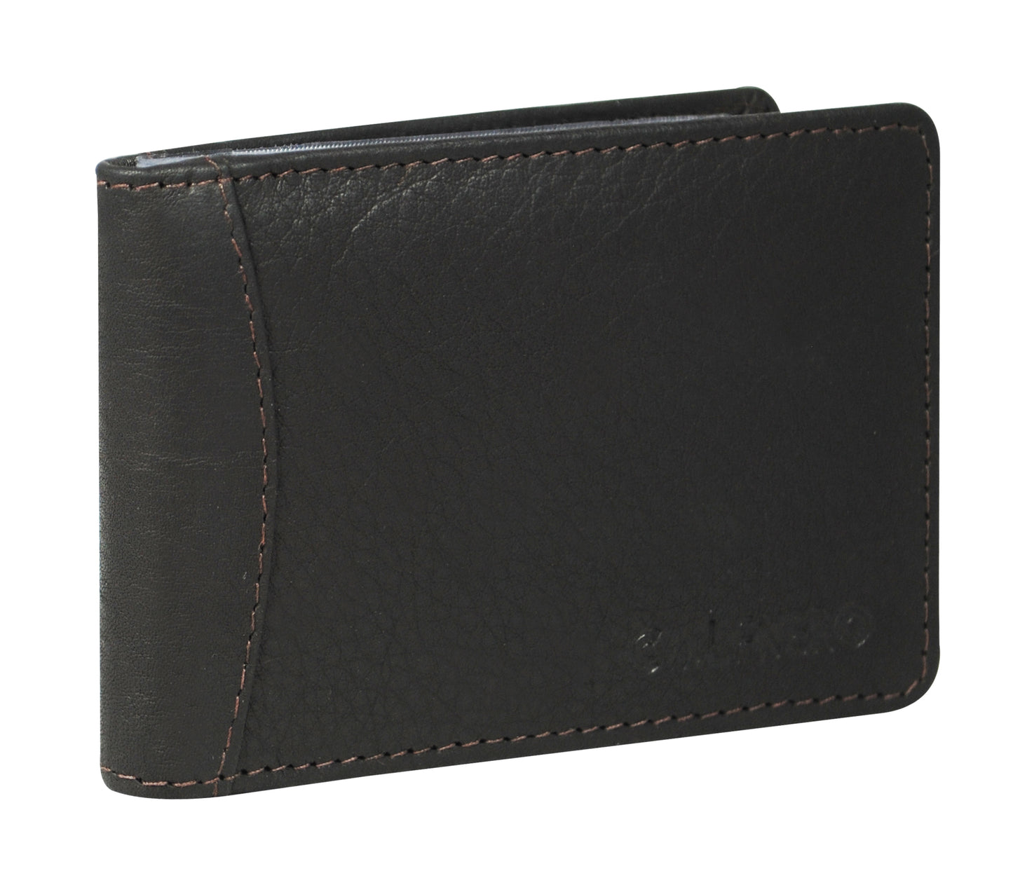 Calfnero Genuine Leather Card Case Wallet (30809-Brown)