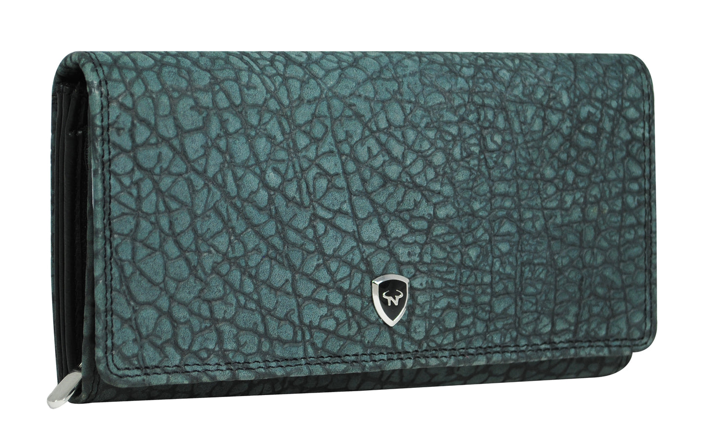 Calfnero Genuine Leather Women's Wallet (3109-Grey)